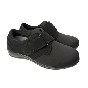 Orthofeet Wichita Shoes Womens Size 10.5 D Wide Black Diabetic Orthotic 825